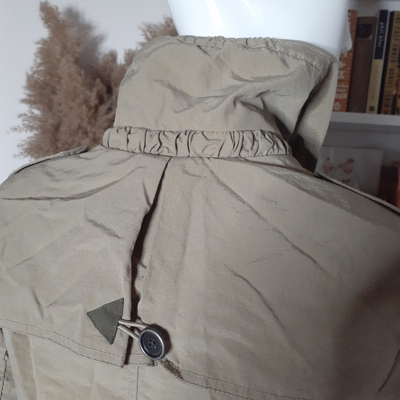 G.E.T. Outerwear Zip-Up Adjustable Waist Many Pockets Jacket P3653 - Picture 10 of 13